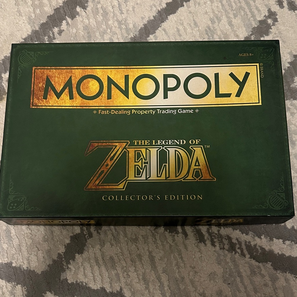 Monopoly The Legend of Zelda Collector's Edition Board Game - Green